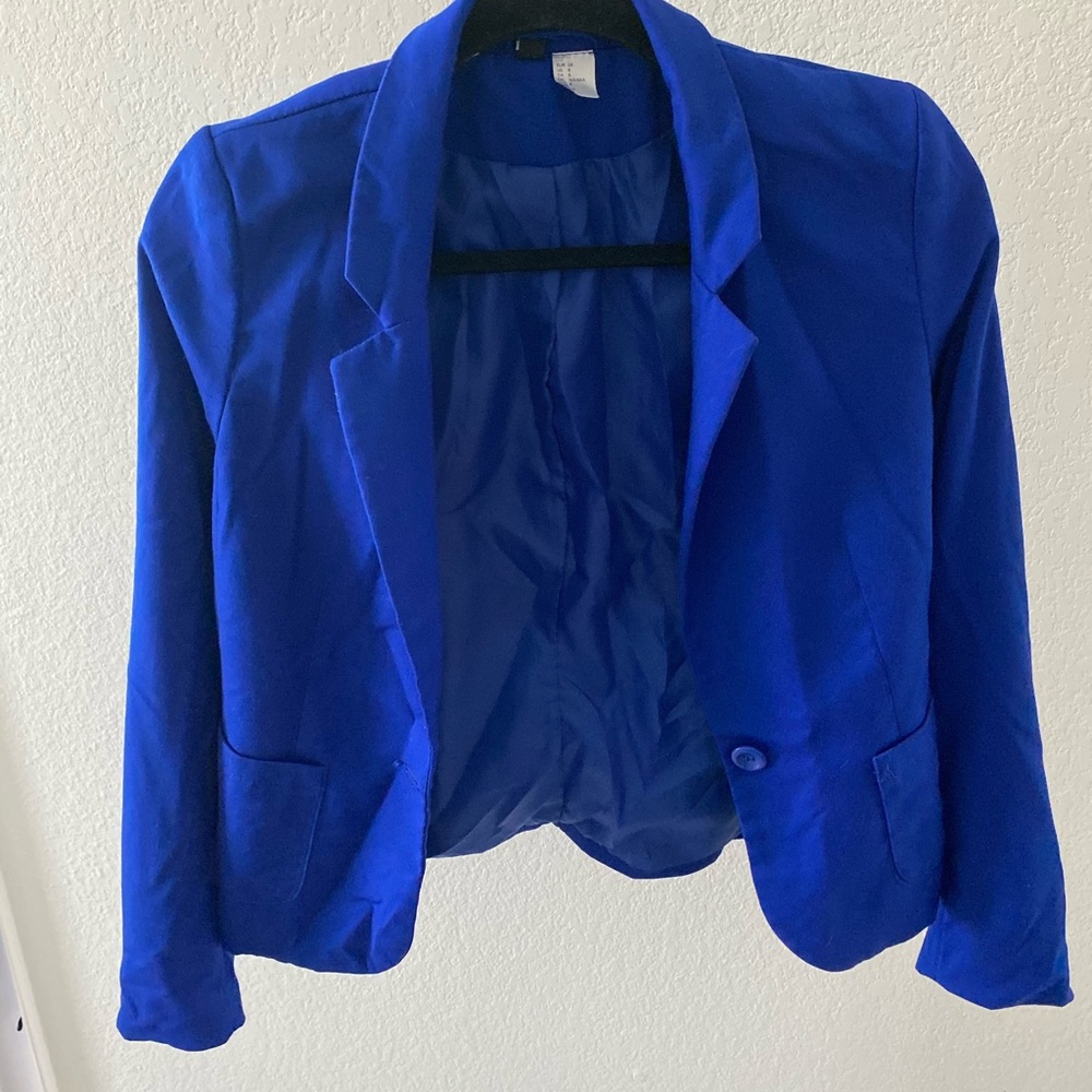 H&M blue blazer